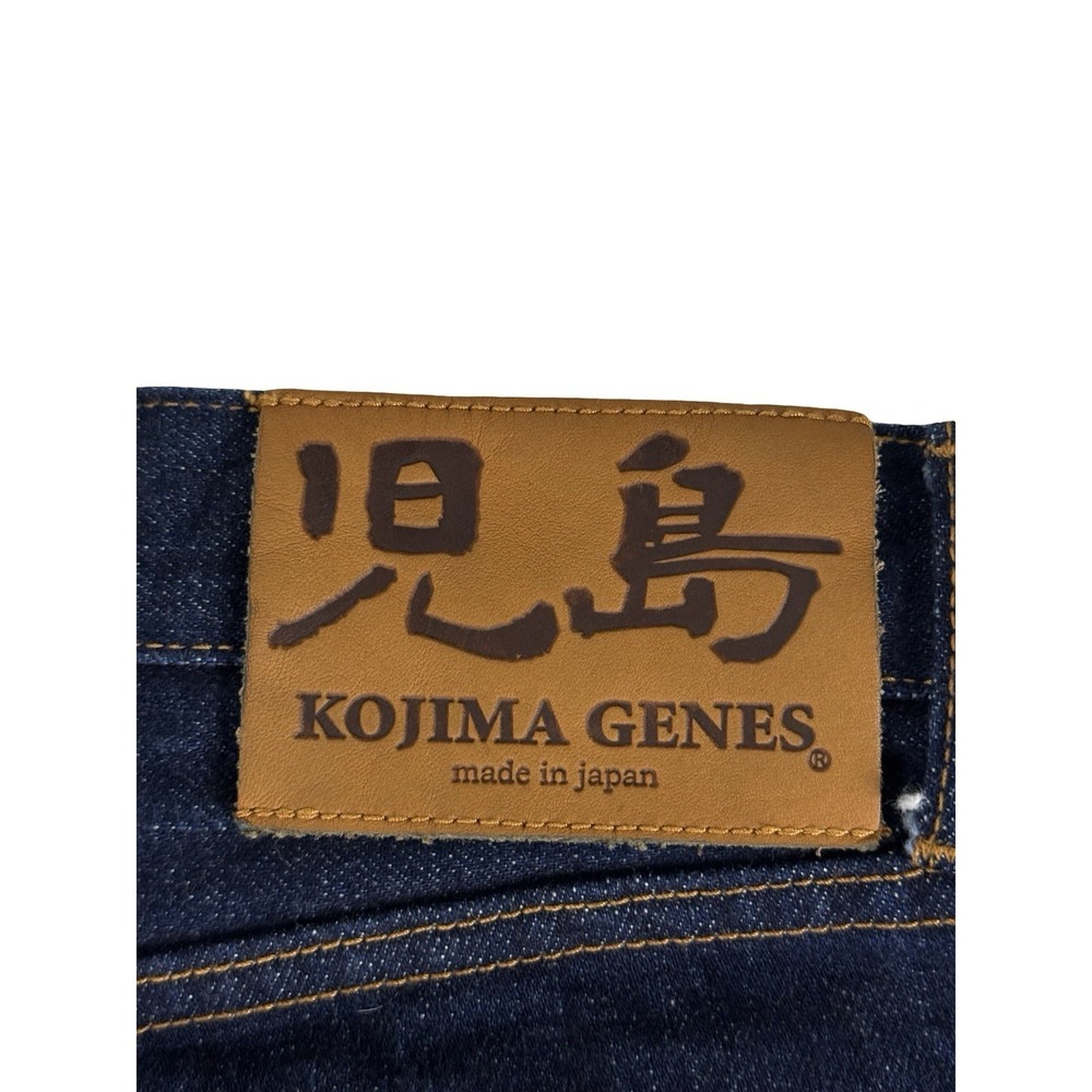 Kojima Genes Mens 42 Jeans Made in Japan Denim Selvedge Blue Straight Cotton - Picture 11 of 12
